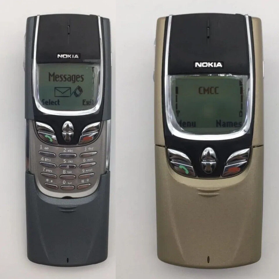 Nokia 8850 Slide Clásico Original Teléfono Móvil Desbloqueado GSM 2G Negro/Dorado/Gris Foto 2 de 4