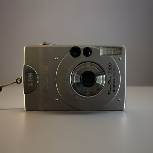 Canon Digital Camera PowerShot 2.1MP S100 Digital Elph PC1001 Untested Ship ASAP - Picture 2 of 7