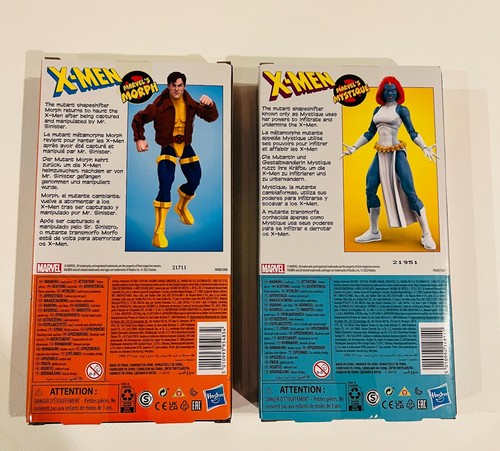 5 X-MEN LEYENDAS DE MARVEL VHS ANIMADO RETRO AF-TORM MYSTIQUE MORPH J GRIS MR SIN - Imagen 6 de 6