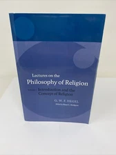 Lectures on the Philosophy of Religion Vol I: Introduction Hegel FREE SHIPPING!