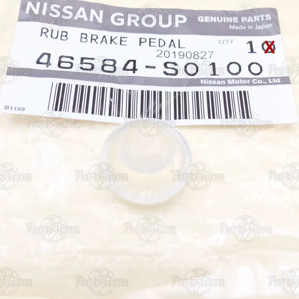 Interruptor de goma genuino Nissan 200SX / 240SX 46584S0100 tapón embrague pedal de freno Foto 3 de 4