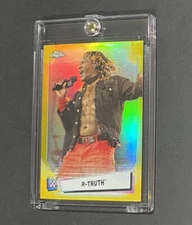 2021 TOPPS CHROME WWE R-TRUTH GOLD REFRACTOR /50 SSP CARD #36 SP 🔥
