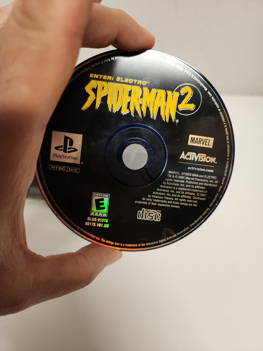 PS　スパイダーマン2 エンターエレクトロ　新品・未開封　プレイステーション Spider-Man 2 -- Enter: Electro (Sony PlayStation 1, 2001