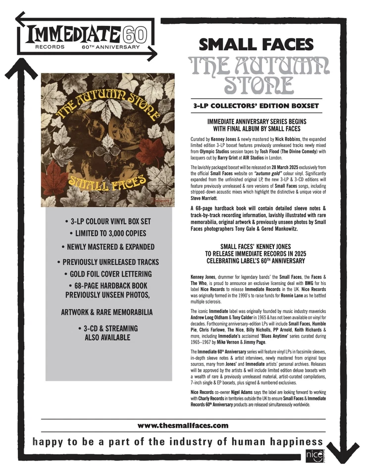 The Autumn Stone  SMALL FACES   expanded anniversary edition ltd  3LP Box Set - Image 3 of 4