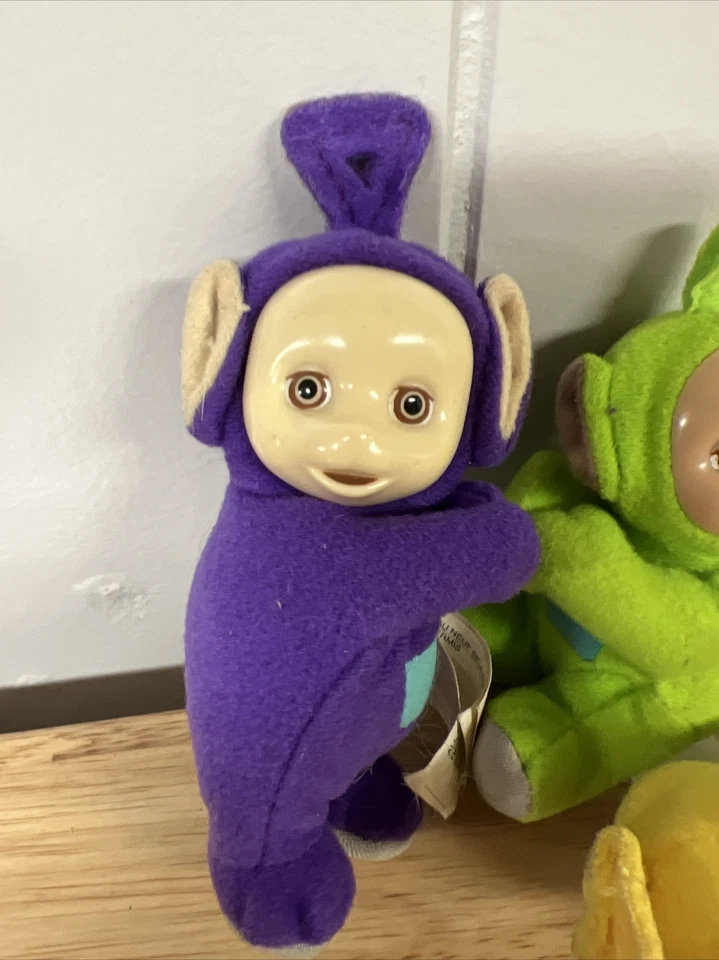 Teletubbies Tinky Winky Dipsy Laa-Laa Juguete de agarre McDonalds Happy Meal 2000 Foto 2 de 4