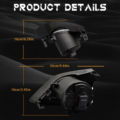 Front Bumper Fog Lights Lamps Fit 2009-2010 Toyota Corolla W/Switch Left+Right - Bild 3 von 14