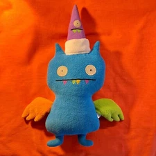 Ugly Dolls Sleepy Chilly Ice-Bat Plush Stuffed Toy 18" 2014 Gund Blue Purple