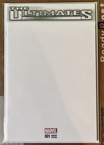 The Ultimates #1  Blank Variant 1st Appearance Aneka & Ayo 2015 NM