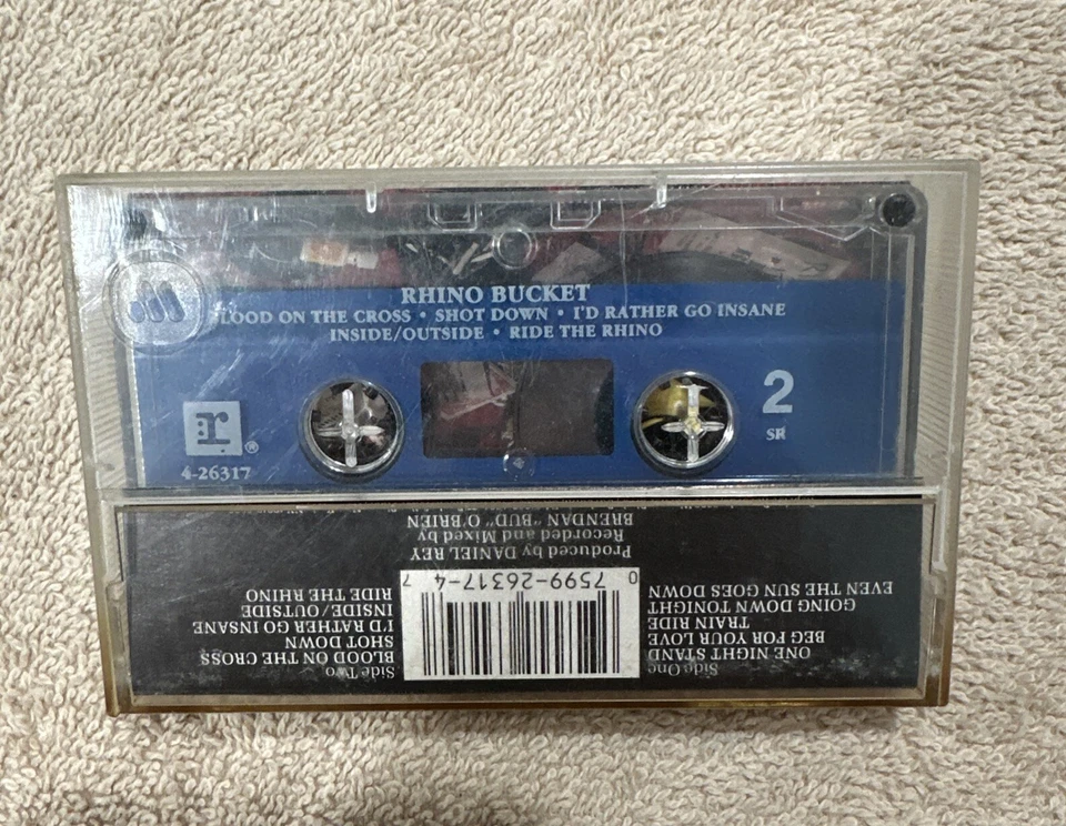 Rhino Bucket Self Titled 1990 Cassette. Parental Advisory Rebuttal. - Image 3 of 4