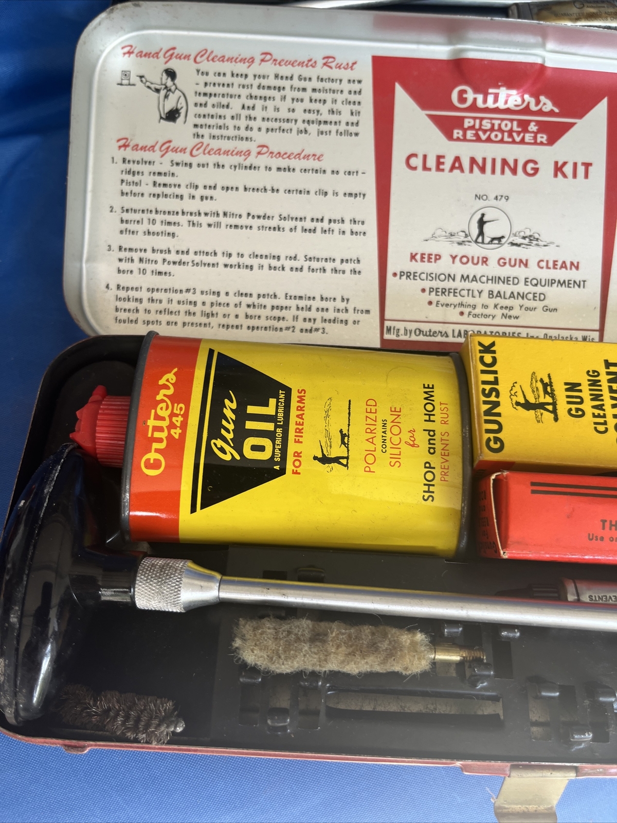 Outer’s Universal Gun Cleaning Kit VINTAGE. Lot Of 2 eBay
