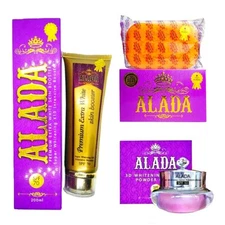 ALADA Super Fast Whitening Skin x10 Soap, Booster, & Cream Set (USA 🇺🇸 SELLER)