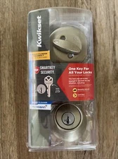 Kwikset Security Single-Cylinder Deadbolt Satin Nickel 660 15 SMT CP K6 V2