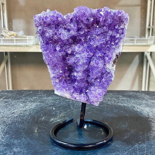 2.97LB Natural amethyst rough stone Uruguay amethyst cluster block Amethyst - 第 1/14 張圖片