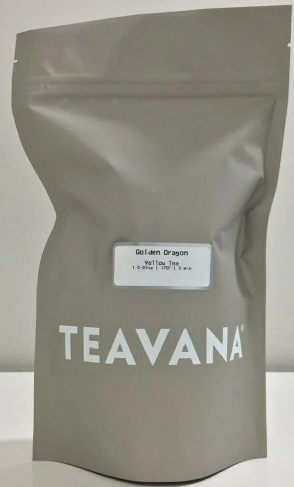 🐉 ¡NUEVO! TEAVANA GOLDEN DRAGON 🐉 EDICIÓN ESPECIAL 💛 TÉ AMARILLO BOLSA SELLADA 2 OZ Foto 2 de 3