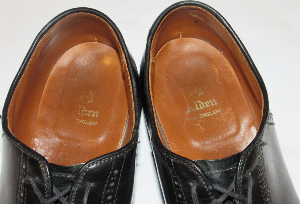 ALDEN TRADITIONAL SADDLE OXFORD SHELL CORDOVAN LEATHER SHOES! 993 