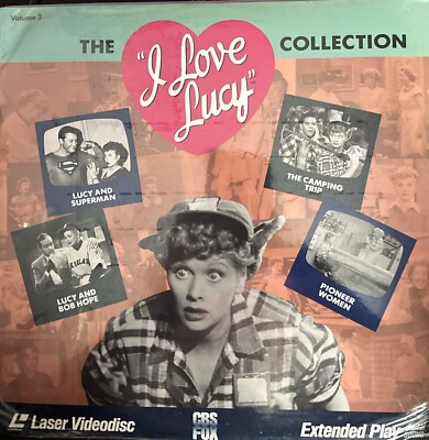 I Love Lucy Collection Volume 3 Laserdisc 2430-80 LD Laser Disc NEW SEALED!