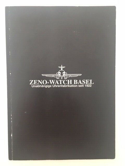 Watch catalog / Catalogue montres ZENO-WATCH BASEL 52 pages 15 cm x 21 cm