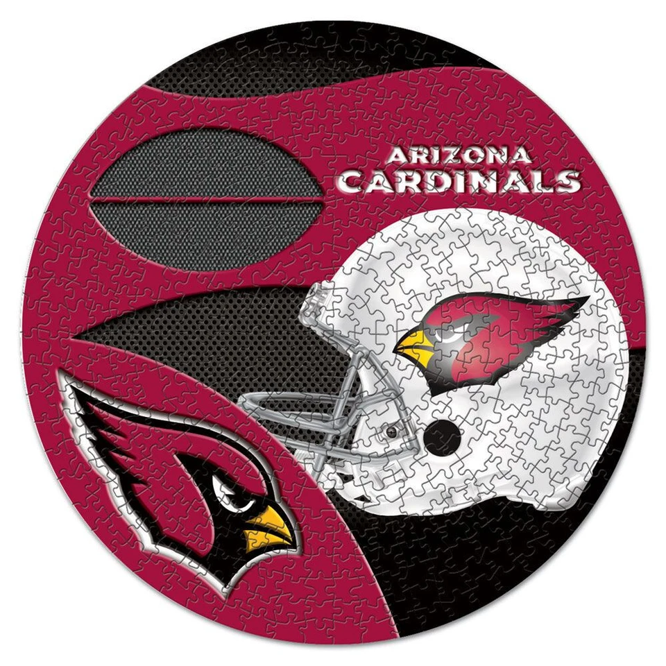 NFL Arizona Cardinals rundes Puzzle Puzzel Football 500 Teile pcs 51cm