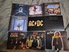 AC/DC Album Lot CD Heavy Metal Hard Rock Lot 9 Albums