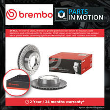 Image of 2x Brake Discs Pair Vented fits PORSCHE BOXSTER 986, 987 3.2 Rear 00 to 06 299mm