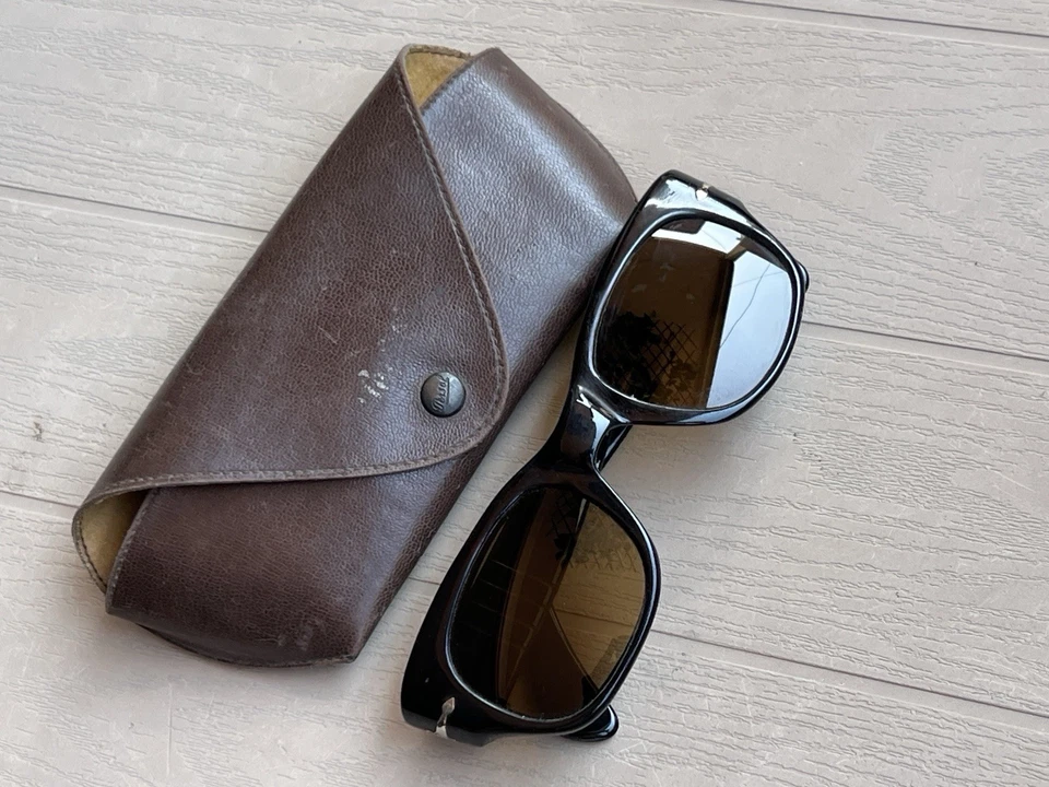 Flecha de plata vintage Persol Ratti 6200 edición Hassan años 80 Italia 51 mm y estuche Foto 2 de 4