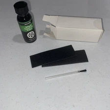 Nadamoo Black Wheel Touch Up Paint Black Semi Gloss 1oz Bottle 30ml