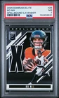 2025 PANINI DONRUSS ELITE SPELLBOUND LAVENDER #28 BO NIX PSA 7