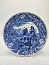 Spode Blue Room Collection Plate "Lucano" 10.5" Blue White England