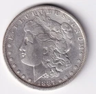 1887 O Morgan Silver Dollar 1$ Coin 90% Silver #963