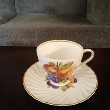 Vintage Bavaria Germany Old Nuremberg Teacup And Saucer