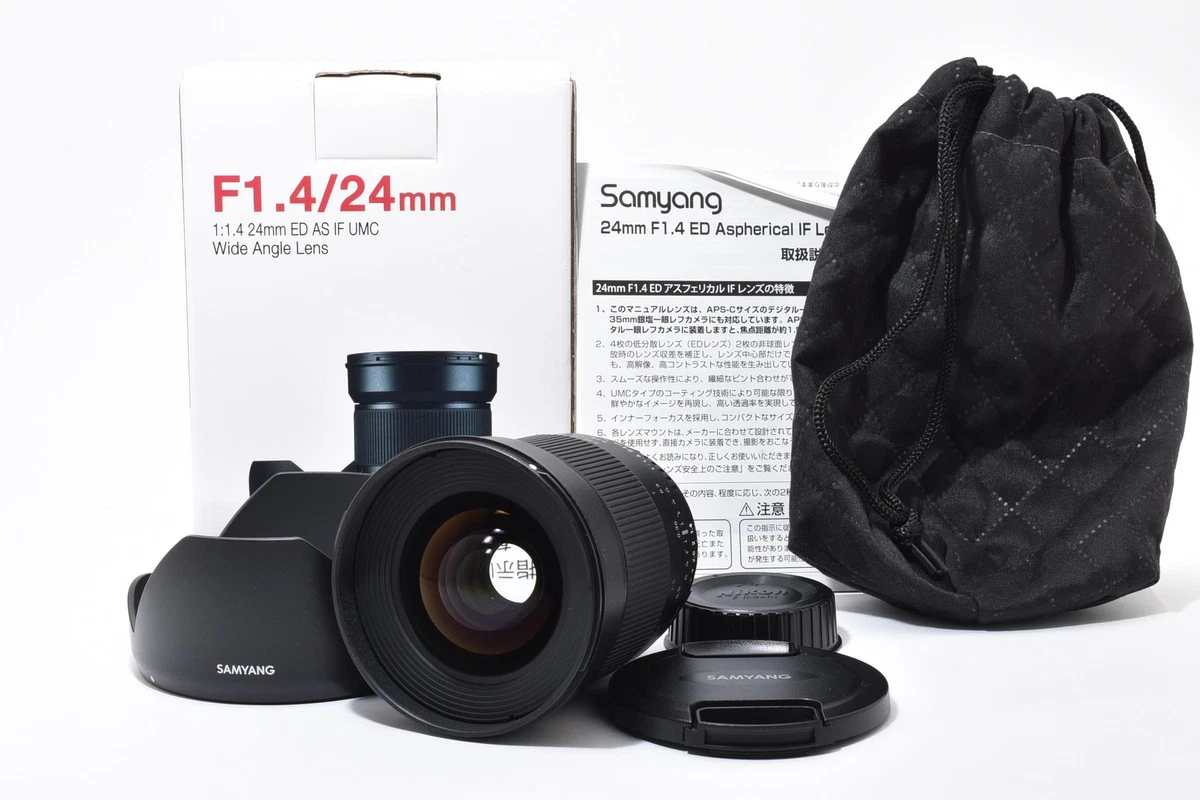 Samyang f/1.4 Camera Lenses 24mm Focal for sale | eBay