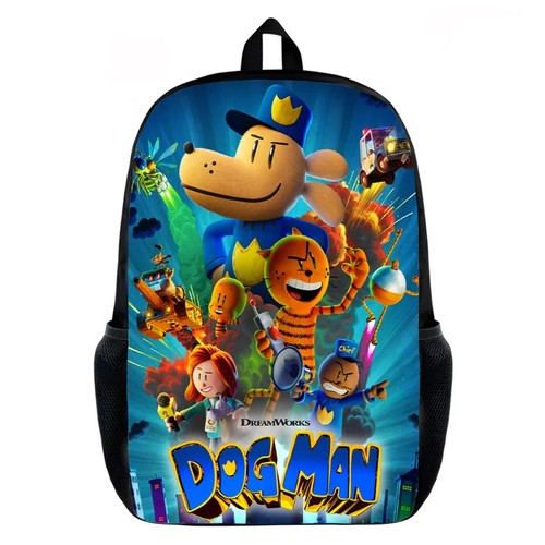 Anime Dog Man School Bag Backpack Bookbag DOGMAN Daypack Waterproof Backpack