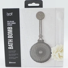iJoy Bath Bomb IPX4 Splash Proof Shower Speaker Bluetooth w/ Built in Microphone