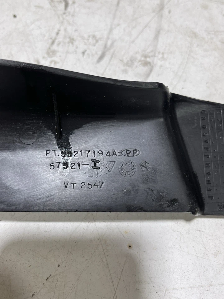 99-06 Jeep TJ Wrangler Interior Driver LH Plastic Wire Harness Protector Covers - Image 4 of 4