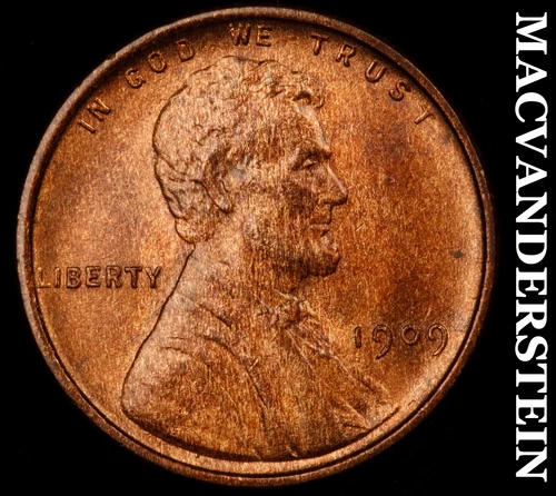 1909 VDB Lincoln Cent- Super Choice Gem Brilliant Uncirculated++++ Luster#J2223