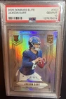 2025 Donruss Elite Jaxson Dart Rookie Card #103 SILVER /999 PSA 10 Gem Mint
