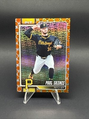 2026 Topps Paul Skenes Spring Training Orange/25 Parallel Pirates