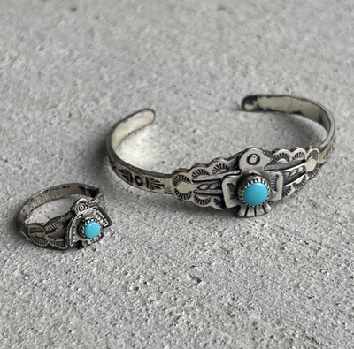 Navajo Fred Harvey style サンダーバード リング 11号 Navajo Fred