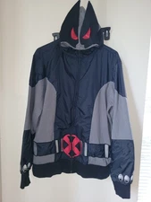 Marvel Wolverine Mad Engine Hoodie mens L Black Masked X Force Great Condition 