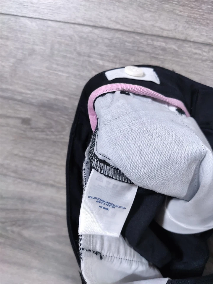 Lands End Pants Kids Size 8 Black School Uniform Pants Adjustable Girls - Image 3 of 4