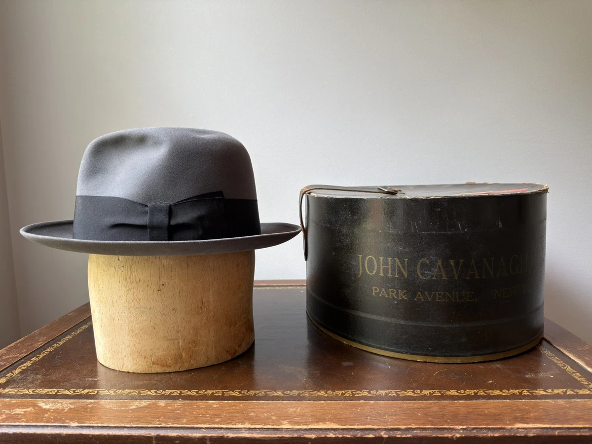Cavanagh USAヴィンテージ ホンブルグハット グレー Mサイズ cavanagh hat products for sale | eBay