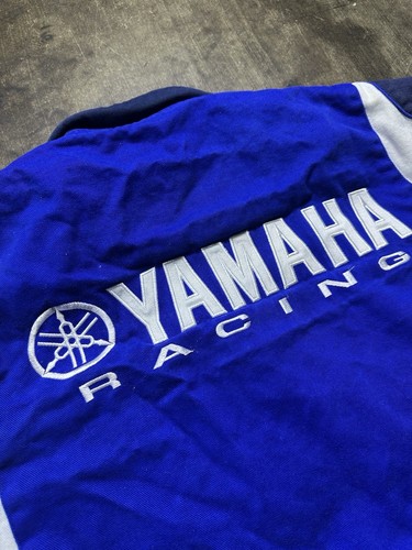 VINTAGE JH DESIGN LICENSED PRODUCT YAMAHA RACING BOMBER STYLE JACKET IN SIZE XL - Picture 14 of 17