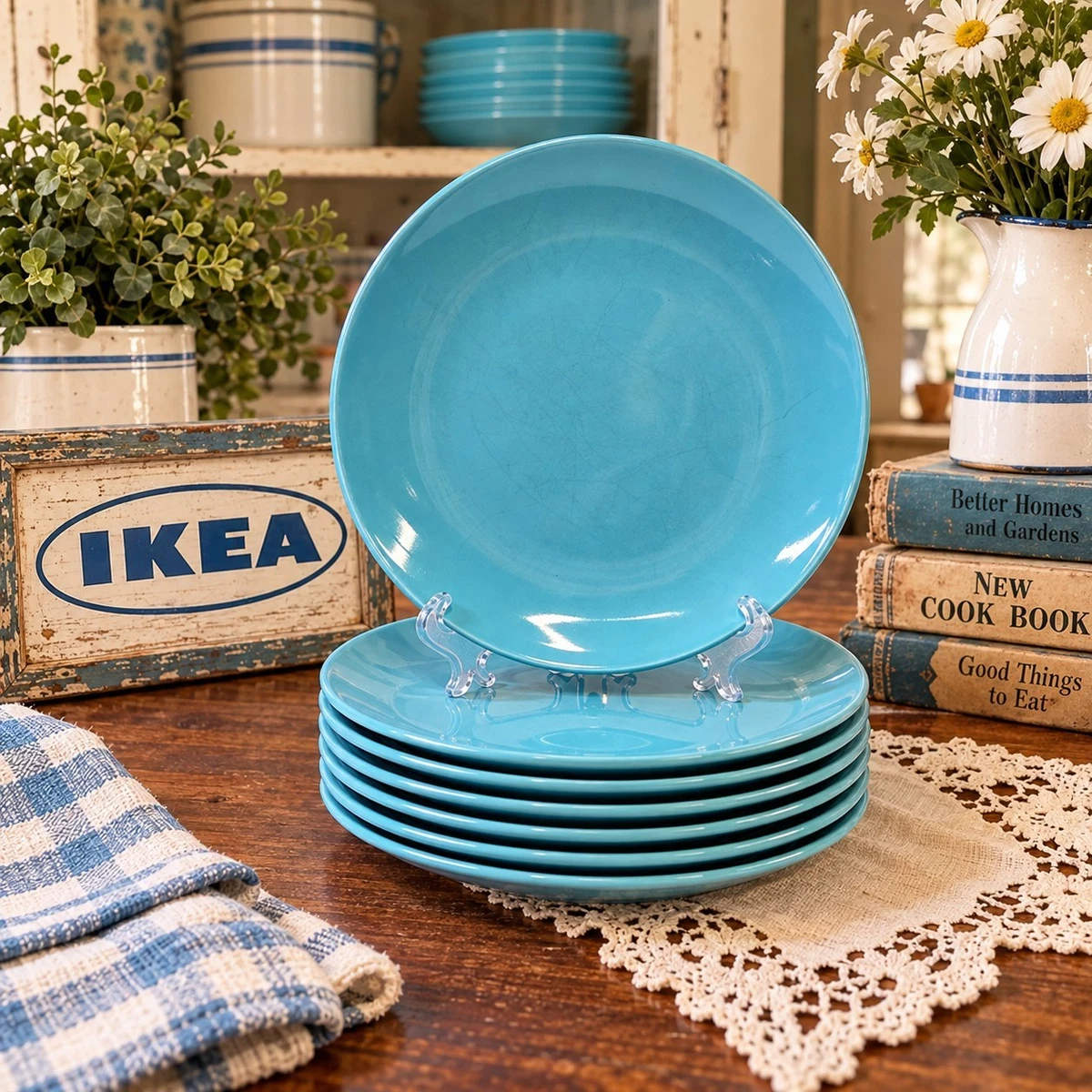 IKEA Blue Solid Pattern Dinnerware & Serveware for sale | eBay