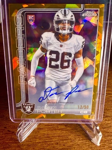 2025-26 Topps Chrome Sapphire - Darien Porter #RA-DP /50 Gold Auto (RC)