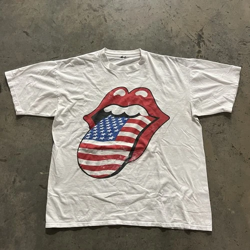 Rolling Stones Shirt Voodoo Lounge Single Stitch Bro 1990s vintage concert t-shirt, vintage, size XXL, single stitch, B+ condition