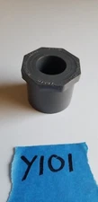 Lasco PVC 1-1/2" X 3/4" Reducer Bushing Spigot X Slip SCH80 PVCI 837-210 NSF-PW