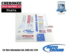 Auto Crane 270395000, Decal Kit for 2703 Series Crane (ALL MODELS)