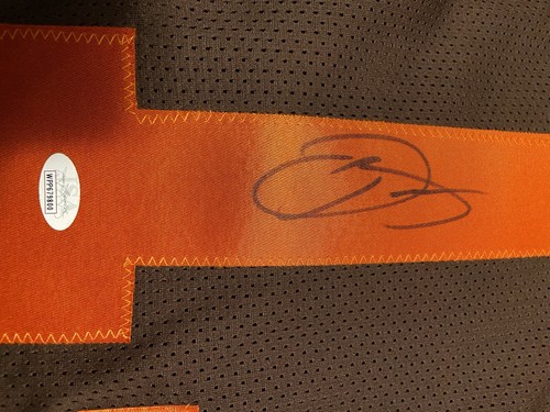 ODELL BECKHAM JR AUTOGRAPHED CLEVELAND BROWNS JERSEY JSA - Picture 3 of 7