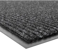 Notrax 109 Brush Step Carpeted Entrance Mat for Home or Office, 3' X 4' Charcoal