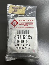 Whirlpool Part# 4318285  Refrigerator Clip-Bin (G1G)